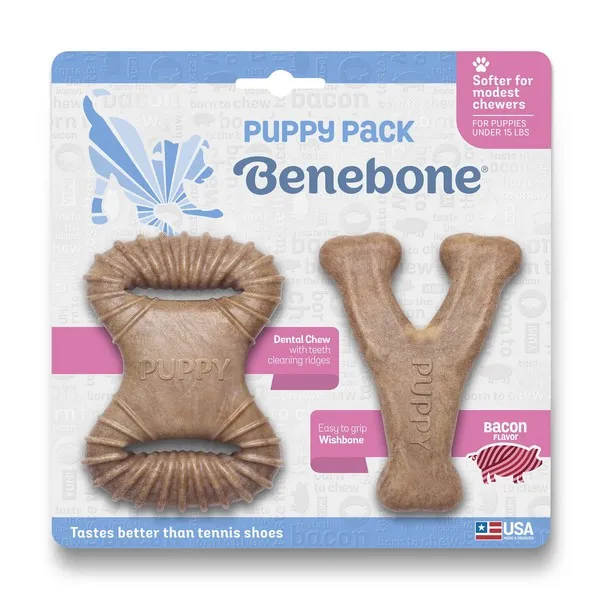 1ea Benebone Puppy 2 Pack - Health/First Aid